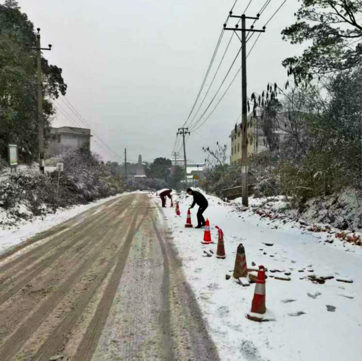 嚴冬時節，茶馬線（X002）項目工作進展順利
